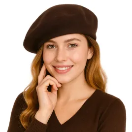 beret-francuski-damski-etoile-du-matin-brazowy