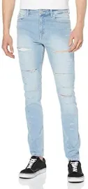 new-look-men-s-arnie-rip-bleach-skinny-jeans