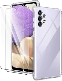 etui-do-samsung-galaxy-a32-5g-case-silikonowy-bezbarwny-2x-szklo-hartowane