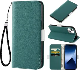 zielone-etui-do-iphone-14-max-6-7-zamykane-smycz