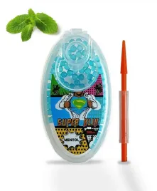 Zdjęcie produktu MOCNE SUPER KLIK kulki smakowe do papierosów MENTOL MIĘTOWE MENTOLOWE