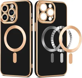 etui-do-apple-iphone-14-pro-max-silikonowy-czarny-zloty-magsafe-a2894-a2651