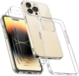 zestaw-etui-do-iphone-13-pro-max-bezbarwne-silikon-3x-szklo-hartowane