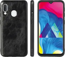 1x-szklo-hartowane-etui-samsung-galaxy-a20e-skorzana-czarna-obudowa-mocna