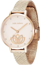zegarek-damski-julie-julsen-jjw1018rgme-mesh-zloty-cyrkonie
