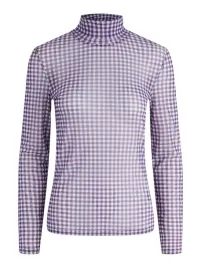 golf-damski-pieces-krata-fiolet-xs