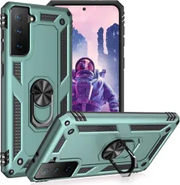 etui-pokrowiec-do-samsung-galaxy-s21-zielone-twarde-plecki-ring-magnetyczne
