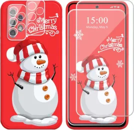 etui-swiateczne-do-samsung-galaxy-a12-m12-solidne-czerwone-plecki-2x-szklo