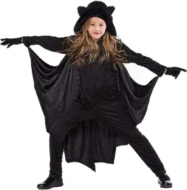kostium-halloween-nietoperz-peleryna-rekawiczki-wampir-cosplay-m-116-130cm