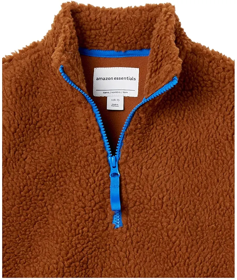 kurtka-teddy-mis-amazon-essentials-polar-8-lat-brazowa