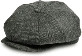kaszkiet-beret-ciemny-szary-jodelka-z-daszkiem-czapka-casual-50percent-welna-l-xl