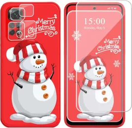 2-2x-szklo-czerwone-etui-do-xiaomi-poco-x4-pro-5g-balwanek-swieta