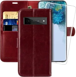 etui-z-klapka-do-google-pixel-7-pro-brazowe-ekoskora-folia-ochronna