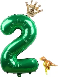 duzy-76-cm-zielony-balon-na-2-urodziny-korona-dinozaur