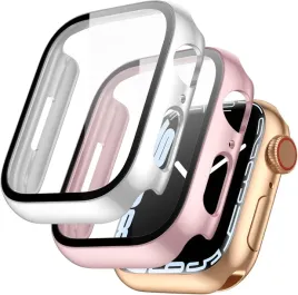 2x-etui-do-apple-iwatch-serii-7-41mm-srerbna-i-rozowa-ramka-ochrona-aparatu