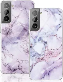 2x-etui-do-samsung-galaxy-s22-fioletowo-biale-marmurkowe-ochronne-solidne