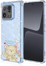 etui-do-xiaomi-13-pro-przezroczyste-mis-bial-wytlaczane-kwiatki-slodkie