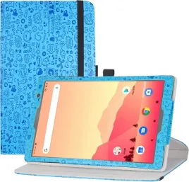etui-tablet-do-matrixpad-s20-niebieskie-zamykane-wytlaczane-znaczki-urocze