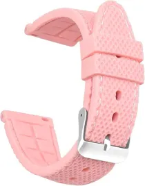 pasek-do-zegarka-rozowy-silikon-uniwersalny-wodoodporny-srebrna-klamra-22mm