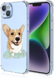 etui-do-apple-iphone-14-przezroczyste-pies-slodkie-urocze-wysoka-ochrona