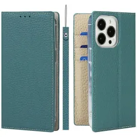 etui-do-apple-iphone-13-pro-niebieskie-zamykane-z-klapka-wytrzymale