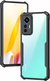 etui-do-xiaomi-12-lite-bezbarwne-plecki-czarna-ramka-odporne-na-zarysowania