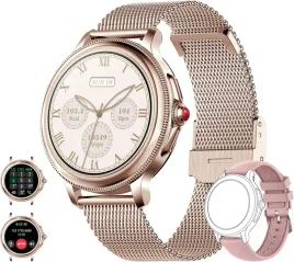 smartwatch-12-hd-ios-android-bluetooth-tetno-krokomierz-2-paski-zloty