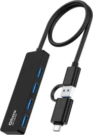 hub-usb-c-adapter-4w1-4x-usb-3-0-rozdzielacz-rozgaleznik-przejsciowka