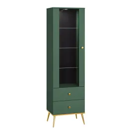 witryna-stojaca-led-szafka-regal-do-salonu-zielony-zloty-55-cm-ecco