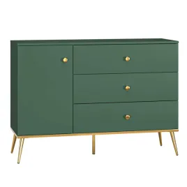 komoda-szafka-drzwi-polki-szuflady-pojemna-zielona-120-cm-ecco