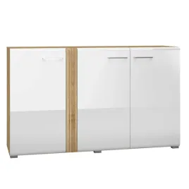 komoda-szafka-drzwi-polki-biala-polysk-dab-atrisan-150-cm-capri