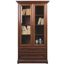witryna-w-stylu-klasycznym-gablota-dwudrzwiowa-kasztan-110-cm-sonata