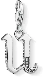 thomas-sabo-charm-wisiorek-litera-u-srebro-925