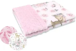 kocyk-minky-bawelna-75x100-sarenka-roz