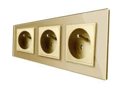 gniazdo-gniazdko-szklane-z-bolcem-zlote-potrojne-szklane-szklo-hartowane