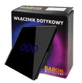 wlacznik-dotykowysciemniacz-potrojnyczarny-szklo