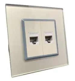 gniazdo-gniazdko-lan-rj45-podwojne-szklane-szare