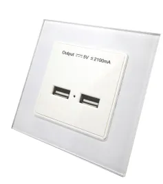 gniazdko-szklane-z-2-x-usb-biale-kontakt-puszka