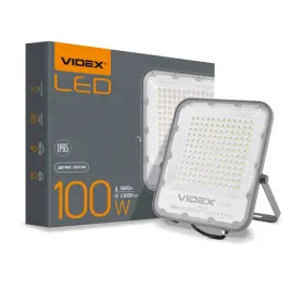 Zdjęcie produktu Halogen Naświetlacz LED szary LAMPA 100W 13000lm 5000K IP65 VIDEX neutralny