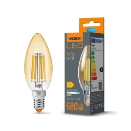 Zdjęcie produktu Żarówka LED Filament Videx AMBER E14 6W 680lm barwa ciepła 2200K