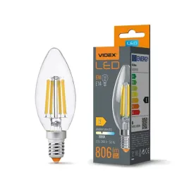 Zdjęcie produktu Żarówka LED Videx Filament E14 6W 806lm barwa ciepła 3000K