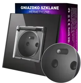 gniazdko-szklane-pojedyncze-wodoodporne-hermetyczne-kontakt-z-klapka-ip44