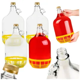 4x-dama-5l-balon-gasior-do-wina-butelka-na-wino-cydr-z-koszykiem-zakretki