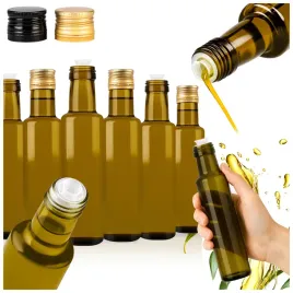 50x-butelki-z-dozownikiem-na-oliwe-olej-ocet-wino-dorica-250ml-ciemne-szklo