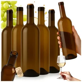 15x-butelki-klasyczne-do-wina-bordeaux-750-ml-ciemne-z-korkami