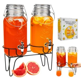 2x-sloik-z-kranikiem-4l-sloj-szklany-z-kranem-stojak-dzbanek-dystrybutor