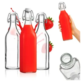 5x-butelki-kwadratowe-1000-ml-korek-mechaniczny-na-nalewki-wode-napoje-soki