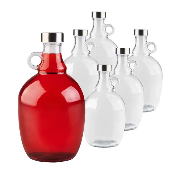 6x Butelki z uchem GALON 1,5 L gąsiory na nalewki wino bimber soki oliwę