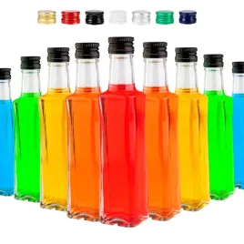 50x-male-buteleczki-na-soki-nalewki-oliwe-olej-ocet-quadra-200-ml-zakretki
