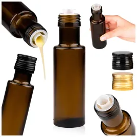 butelka-szklana-na-oliwe-oleje-syrop-miod-100ml-dorica-oliwka-z-dozownikiem